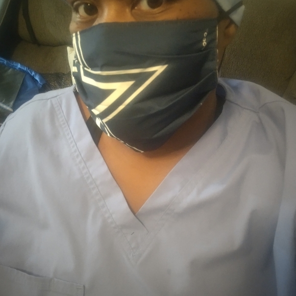 DALLAS COWBOYS FACE MASK - Picture 3 of 9